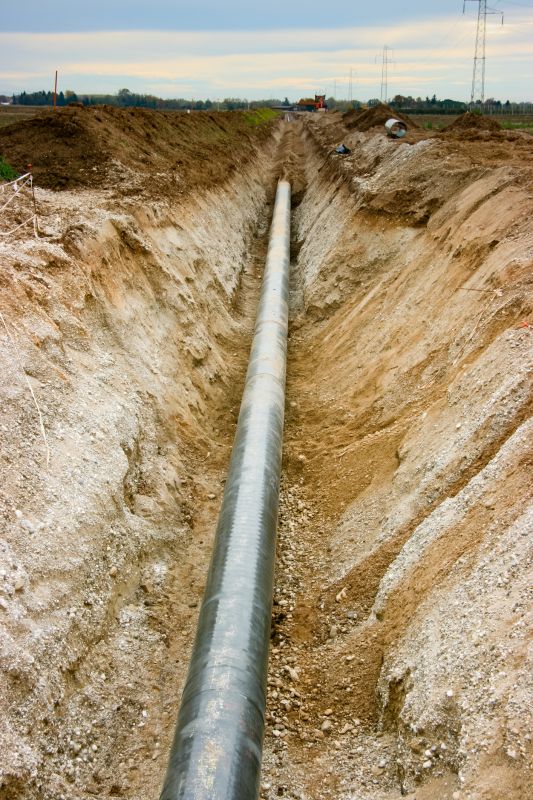 Completed Gas Line System
