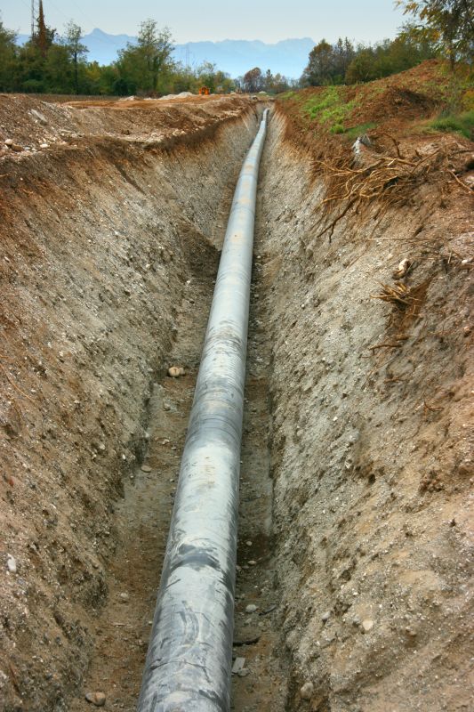 Outdoor Gas Line Setup