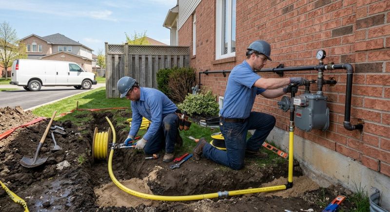 Natural Gas Line Installation in West Palm Beach, FL