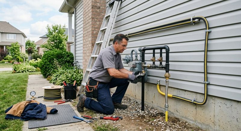 Propane Line Replacement in Columbus, OH