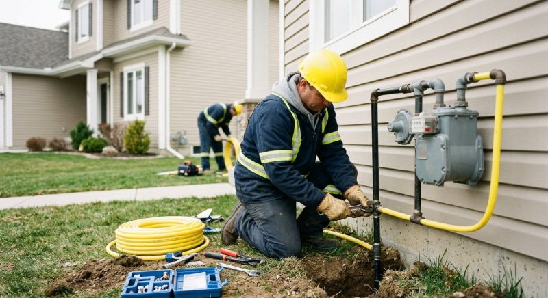 Residential Gas Piping in Austin, TX
