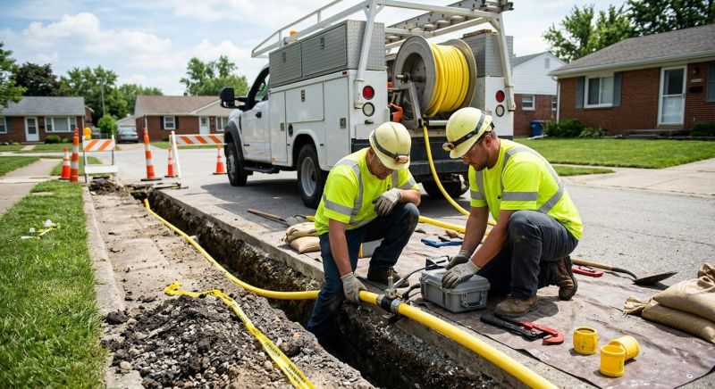 Underground Gas Line Service in Fredericksburg, VA